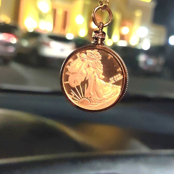 sterling Silver Necklace "18" w 1/4 Oz Silver - Picture 2 of 8